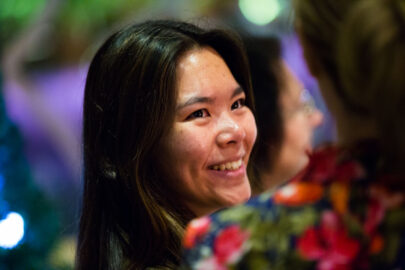 Conference delegates get to know each other during the welcome reception at The Asian Conference on Media, Communication & Film (MediAsia) in Osaka, Japan.