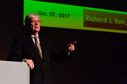 Professor Richard Roth of Northwestern’s Medill School of Journalism delivers a very personal Keynote Address on the year of his retirement, looking at how he has tried throughout his career as a journalist and educator to mentor and nurture young talent in an industry where it is said that there is no apprenticeship. His presentation talked about his own experience as a rookie reporter coming of age in a foreboding American prison called Attica, one part of an American system that holds more than 2 million people captive, more than in any other nation. Roth was one of two newspaper reporters inside the prison yard at Attica during the September 9-13 riots in 1971, serving on the Select Observers Committee, and his subsequent writing about Attica earned him a 1972 nomination for the Pulitzer Prize.