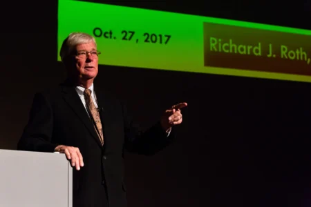 Professor Richard J. Roth of Northwestern University’s Medill School of Journalism delivers a personal Keynote Address reflecting on mentorship, journalism, and his experience inside Attica prison during the September 1971 uprising. Roth was one of two newspaper reporters inside the prison yard during the riots, and his subsequent writing on Attica earned him a Pulitzer Prize nomination in 1972. Richard J. Roth Keynote Address