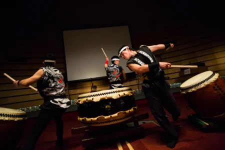 The award-winning Akutagawa Senior High School Drum Club performs taiko at The Asian Conference on Psychology & the Behavioural Sciences (ACP) in Osaka, Japan. Akutagawa Drum Club Taiko Performance at ACP Osaka