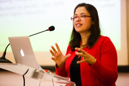 Professor Heidi Safia Mirza of Goldsmiths, University of London, delivers the Keynote Presentation “Decolonizing Pedagogies: Black Feminist Reflections on Teaching Race, Faith and Culture in Higher Education” at The European Conference on Education (ECE) in Brighton, UK. Heidi Safia Mirza Keynote at ECE Brighton