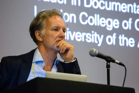 Photojournalist and educator Dr Paul Lowe delivers the Keynote Presentation “Testimonies of Light: Photography, Witnessing and History” at The European Conference on Media, Communication & Film (EuroMedia). Paul Lowe Keynote at EuroMedia in Brighton