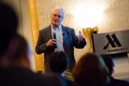 Professor Michael A. Cusumano, the Sloan Management Review Distinguished Professor of Management at MIT, addresses The North American Conference on the Social Sciences (NACSS) on “Japanese Firms and Staying Power.” Michael A. Cusumano Address at NACSS