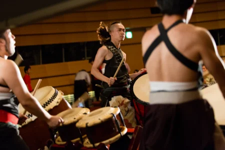 Leading Japanese taiko group Batiholic performs at The Asian Conference on Sustainability, Energy & the Environment (ACSEE) in Osaka, Japan. Batiholic Taiko Performance at ACSEE Osaka