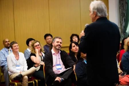 Prominent ELT author and trainer Ken Wilson delivers the Keynote Presentation “Motivating the Unmotivated – Ten Ways to Get Your Students to Do Something” at The European Conference on Language Learning (ECLL) in Brighton, UK. Ken Wilson Keynote at ECLL Brighton